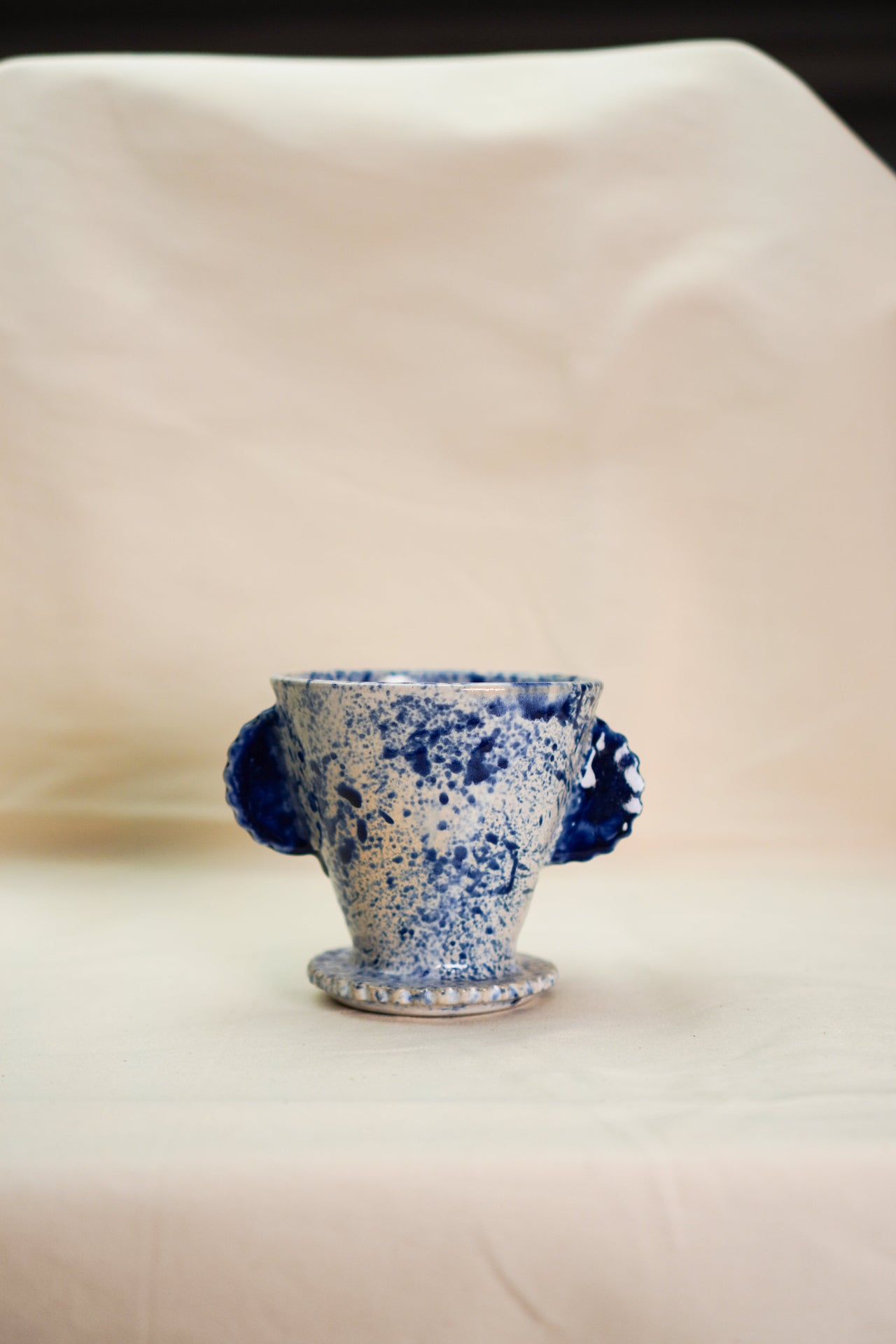 Ceramiczn dripper kobalt do kawy