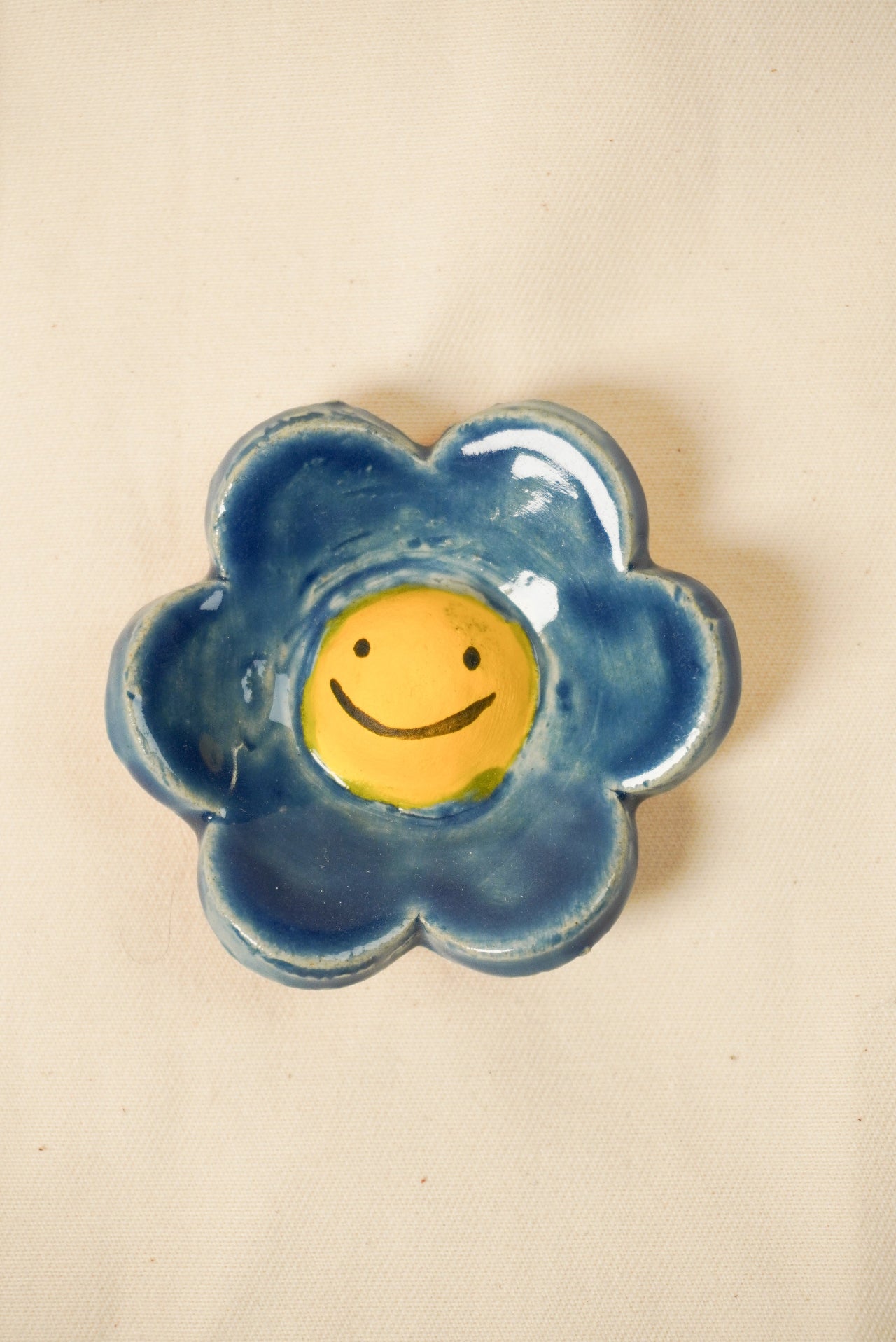 Ceramiczny kwiatek magnes kobaltowy