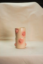 Ceramiczne czarki hearts