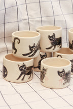 Czarki z kotami detal