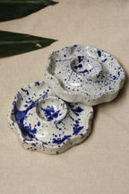 Jajeczniki kobaltowe z falbanką