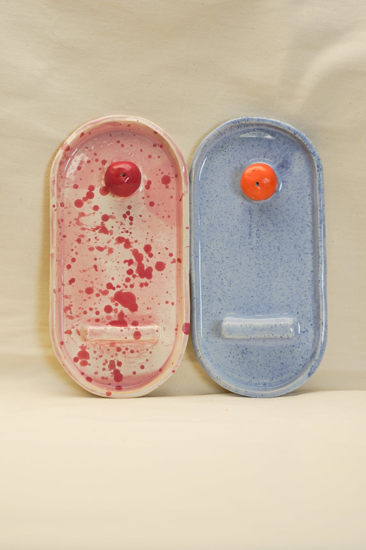 Kadzielnica różowa i niebieska