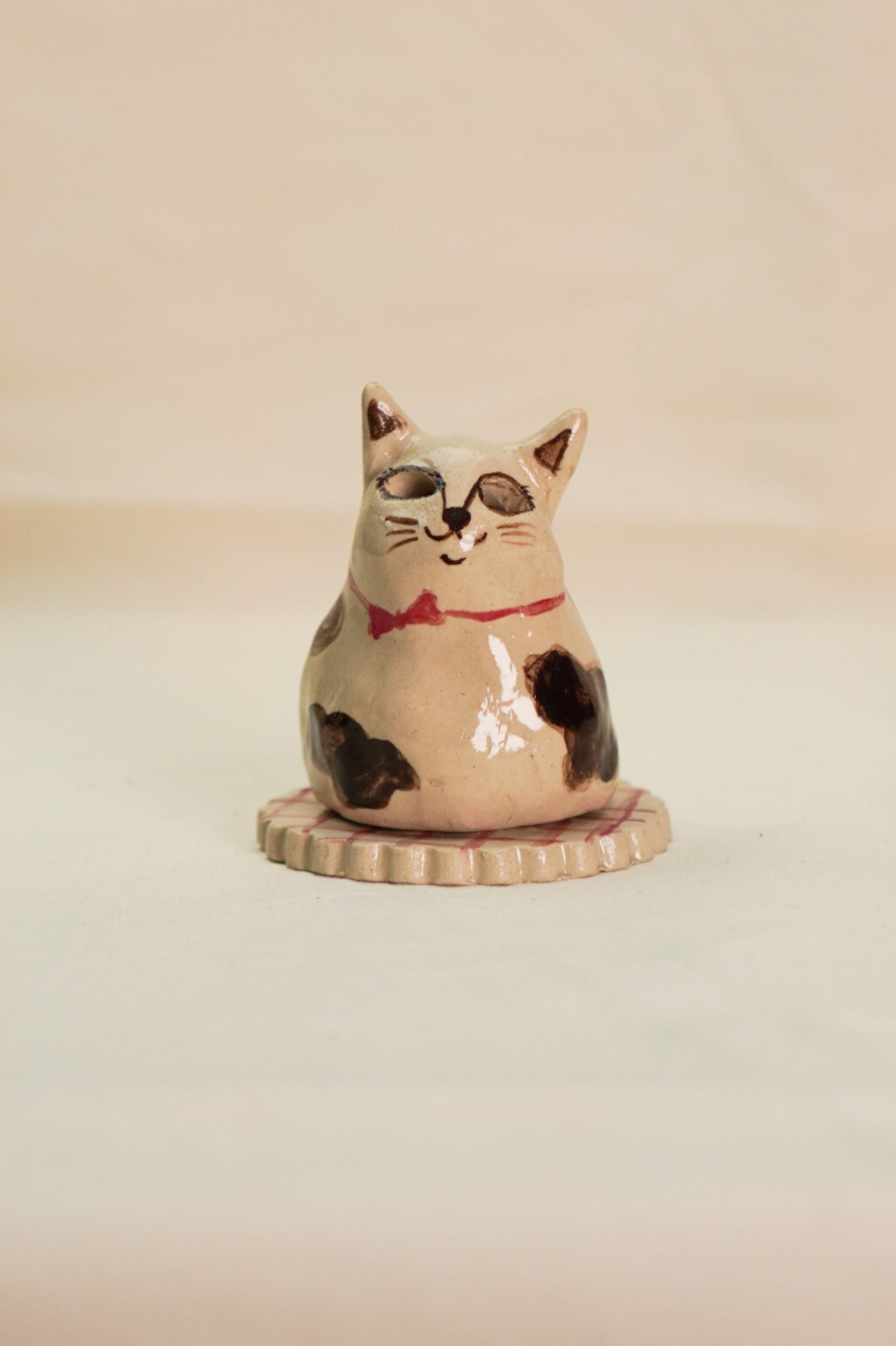 Kot kadzelnica ceramiczny