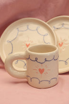 Kubek duży w sercem