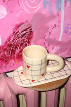 Kubek i talerz amore