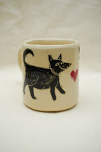 Kubek z psem i sercem