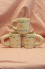 Kubki w serca i szlaczek