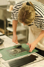 Zajęcia z linorytu, matryca