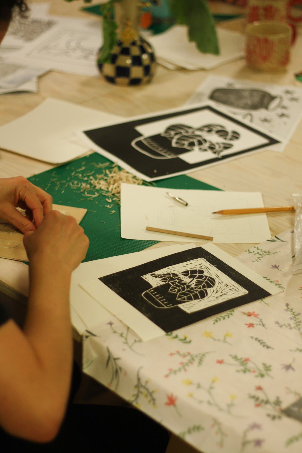 Linoryt warsztaty z grafiki