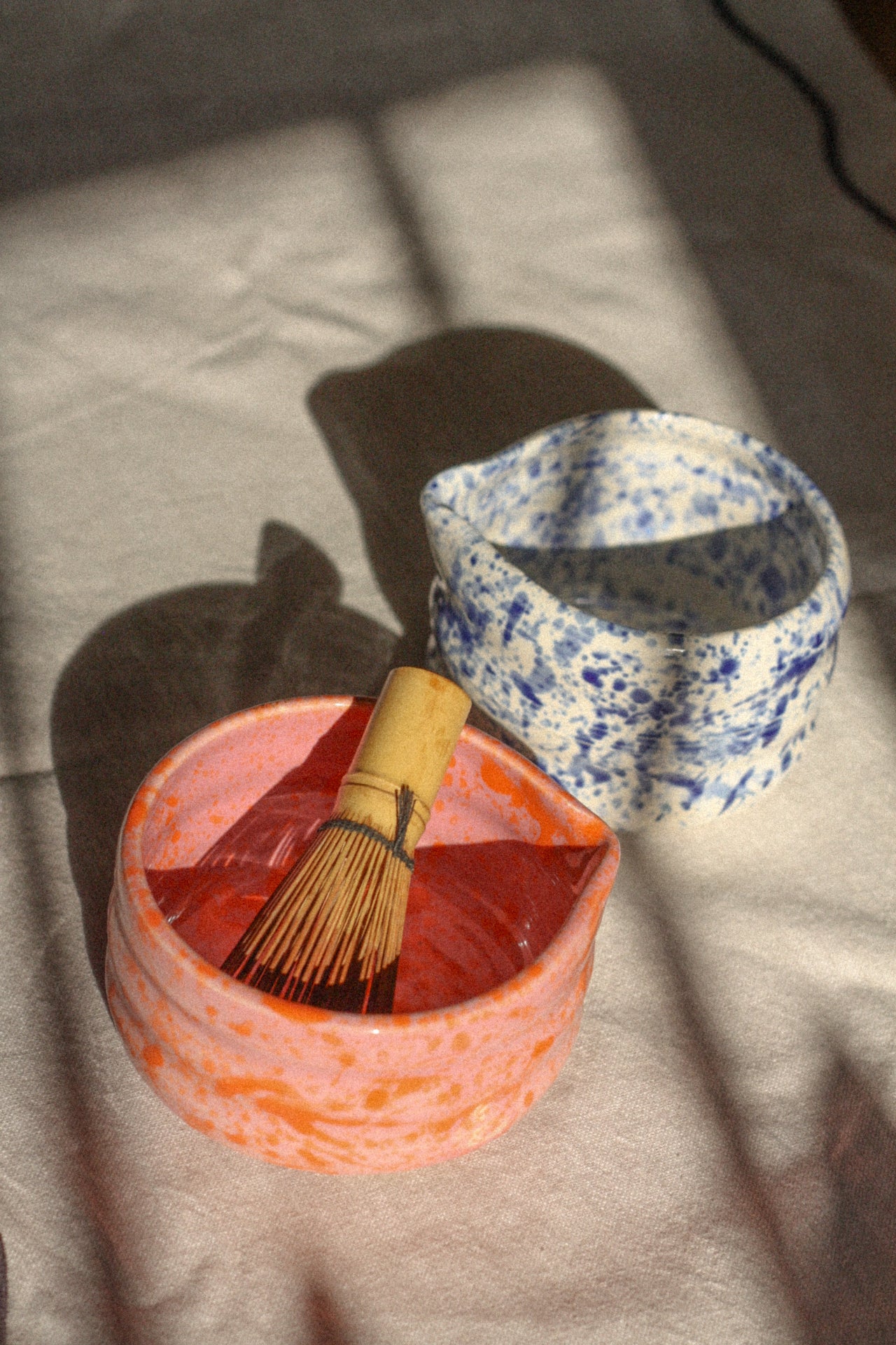 Matchawany różowy i biały 