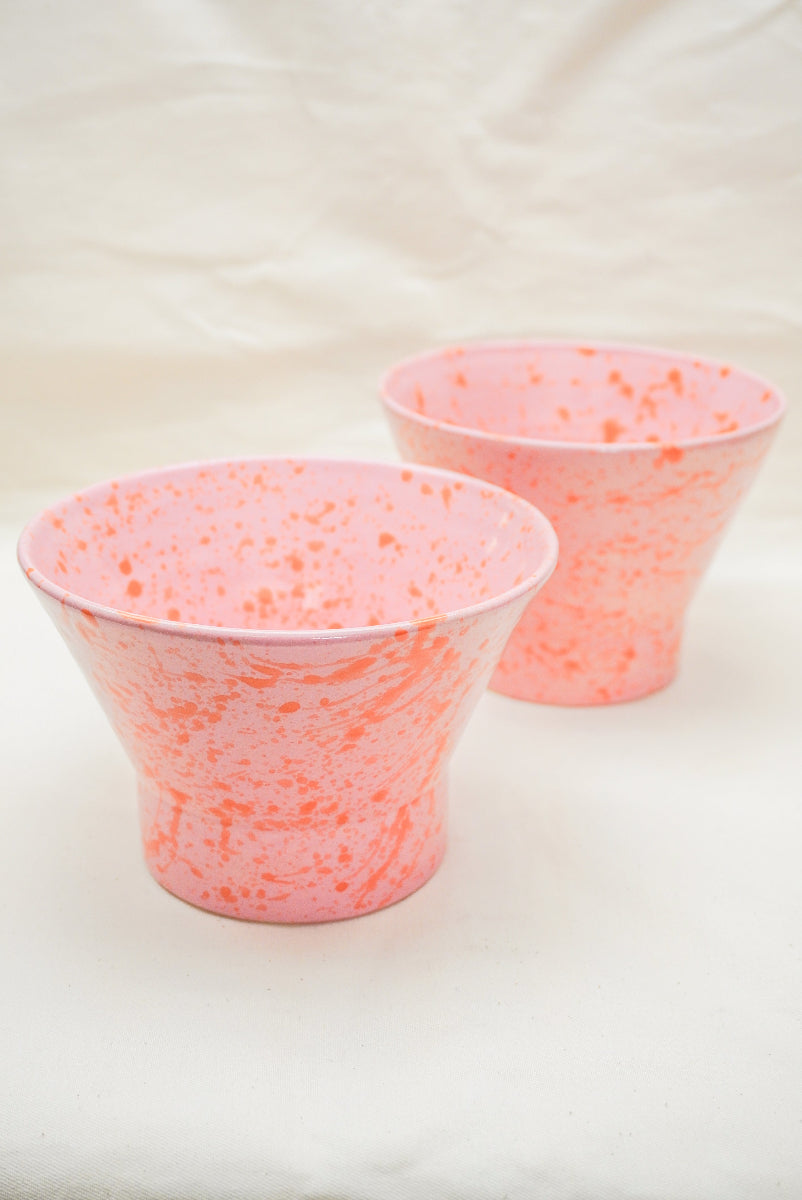 Różowe miski SHOWA