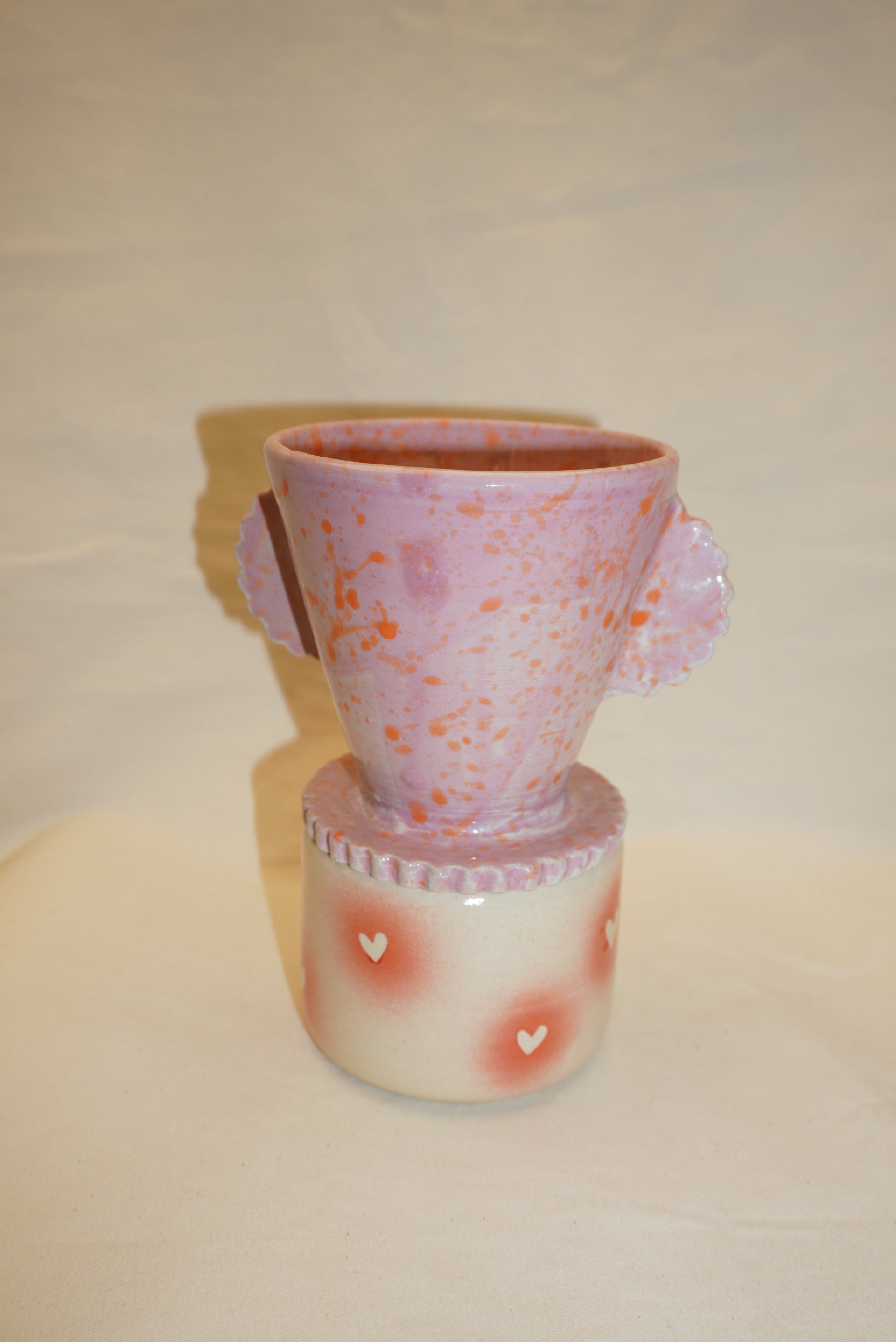 Różowy dripper i kubek