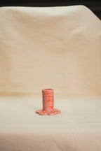 Różowy świecznik SUNSET