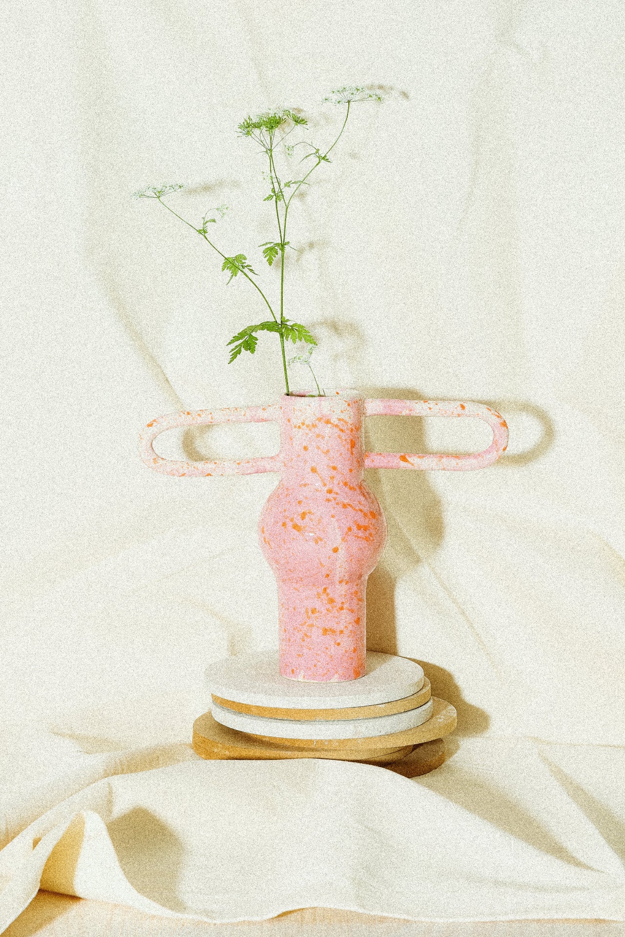 Różowy wazon duży Venus