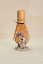 Ceramiczny, klasyczny stojak na chasen w kobaltowe ciapki