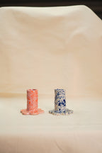 Świeczniki WATRA ceramiczne w ciapki