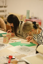 Warsztaty z linorytu, grupa