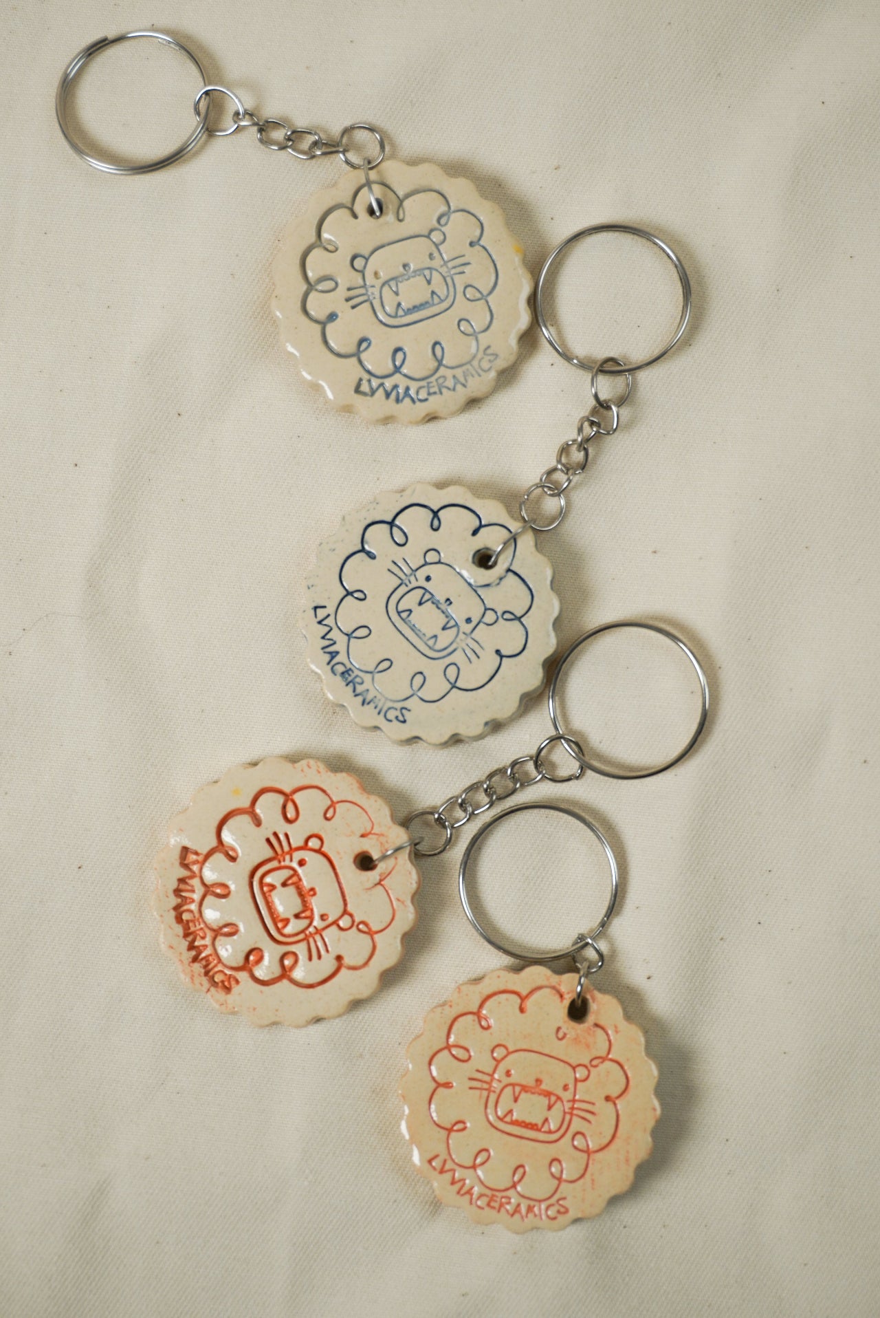 Ceramiczne zawieszki do kluczy Lvvia