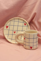 Zestaw amore talerz i kubek