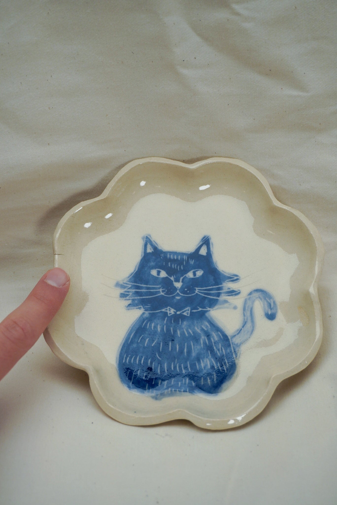 Talerz z pęknięciem