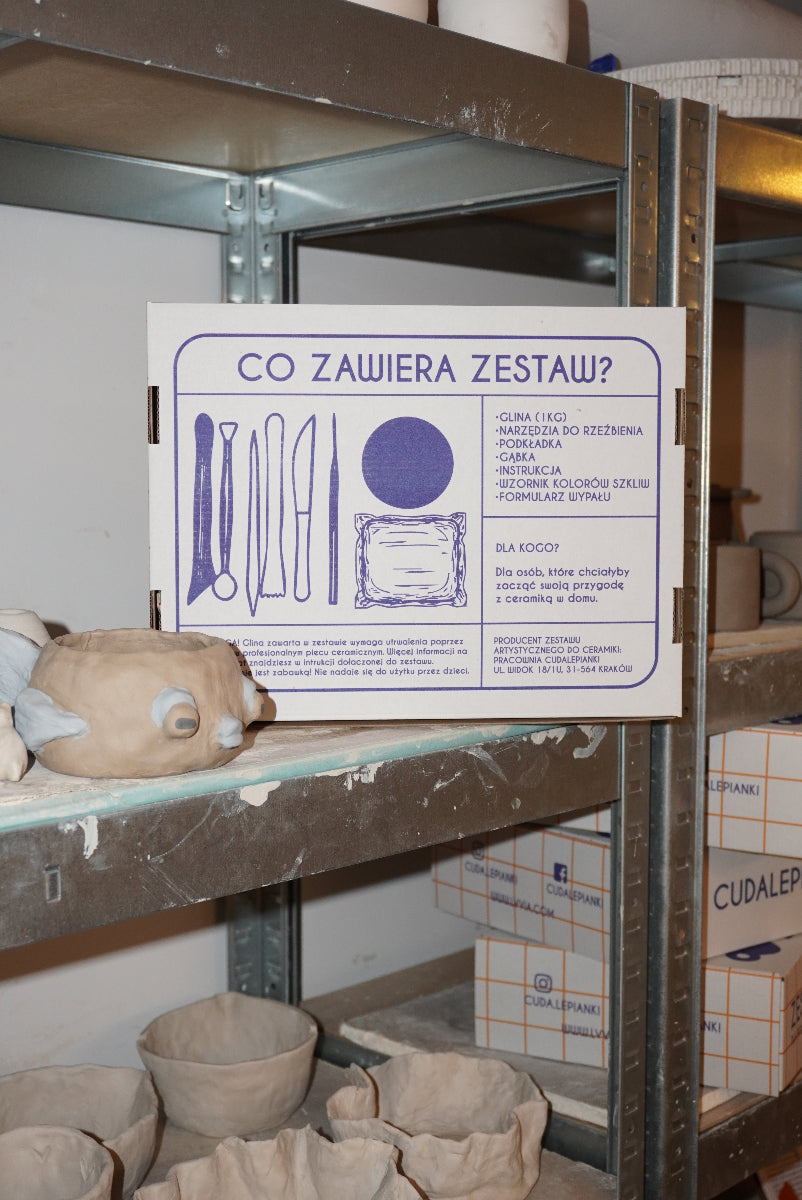 Zestaw do lepienia ceramiki